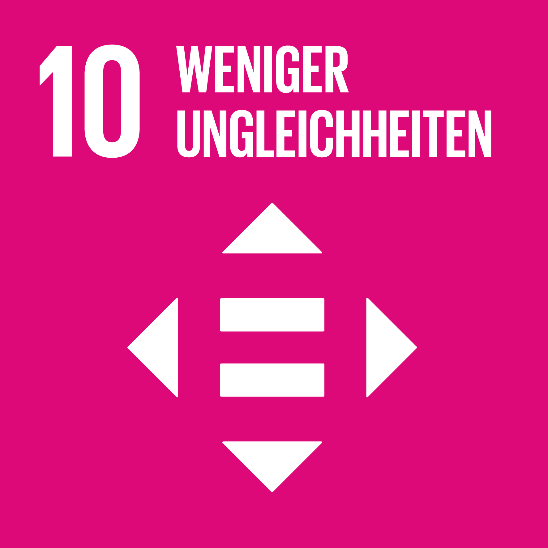 10. Weniger Ungleichheiten